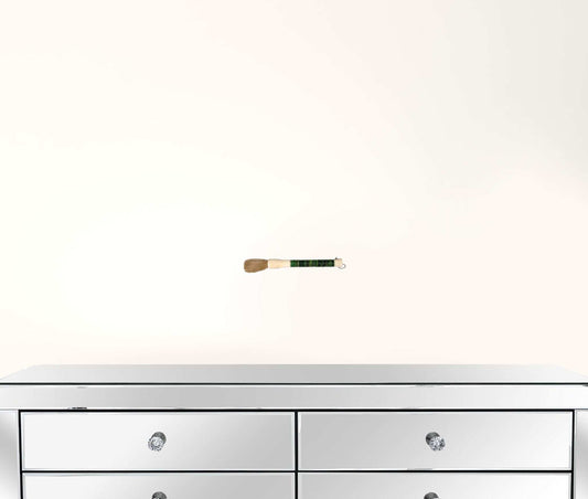 Green Jade Abacus Disc Decorative Calligraphy Brush - Homeroots - Flyclothing LLC