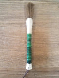 Light Green Jade Abacus Disc Decorative Calligraphy Brush - Homeroots - Flyclothing LLC