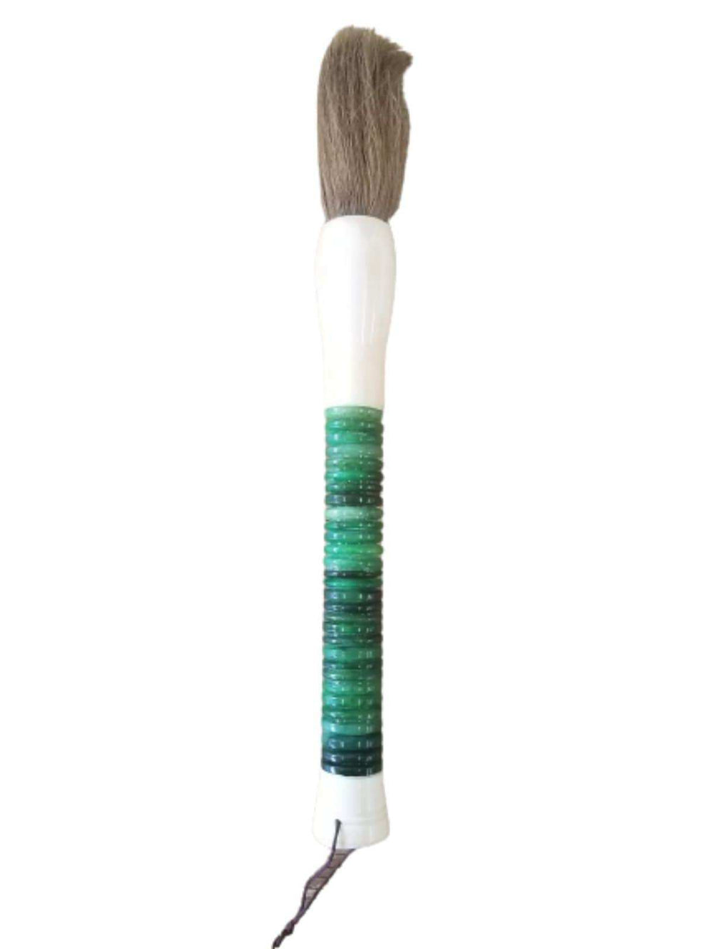 Light Green Jade Abacus Disc Decorative Calligraphy Brush - Homeroots - Flyclothing LLC