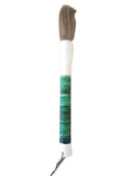 Light Green Jade Abacus Disc Decorative Calligraphy Brush - Homeroots - Flyclothing LLC