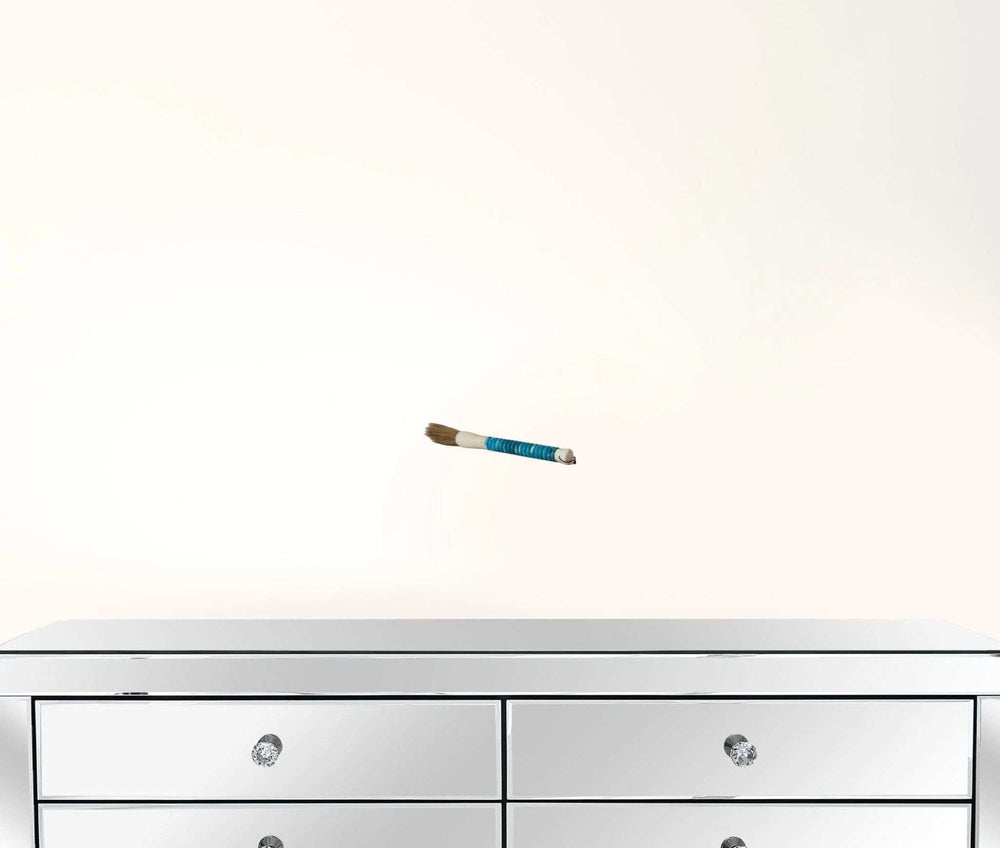 Shades of Aqua Jade Abacus Disc Decorative Calligraphy Brush - Homeroots - Flyclothing LLC