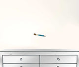 Shades of Aqua Jade Abacus Disc Decorative Calligraphy Brush - Homeroots - Flyclothing LLC