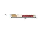 Red Spotted Jade Faux Bamboo Decorative Calligraphy Brush - Homeroots - Flyclothing LLC