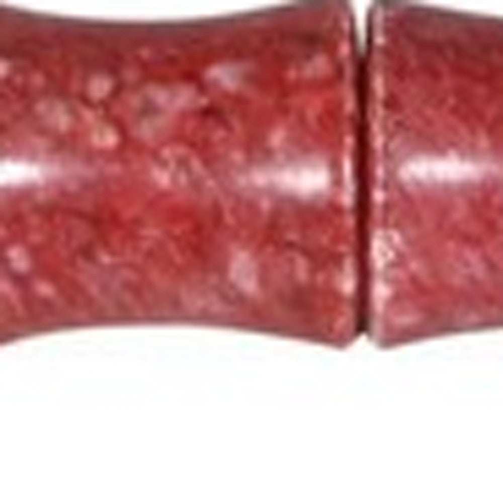 Red Spotted Jade Faux Bamboo Decorative Calligraphy Brush - Homeroots - Flyclothing LLC