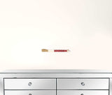 Red Spotted Jade Faux Bamboo Decorative Calligraphy Brush - Homeroots - Flyclothing LLC