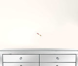 Red Spotted Jade Sectioned Decorative Calligraphy Brush - Homeroots - Flyclothing LLC