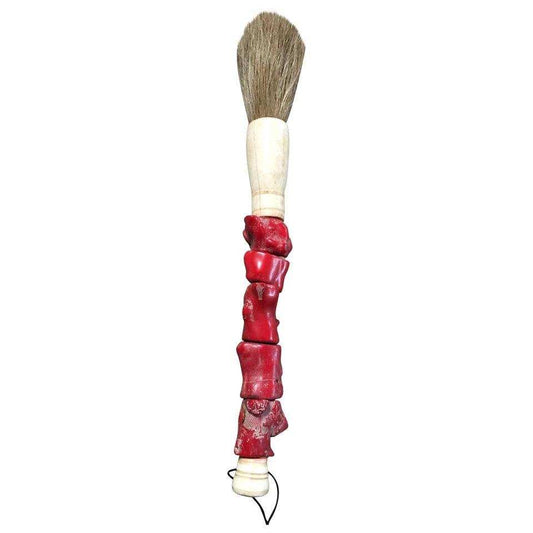 Red Chunky Coral Decorative Calligraphy Brush - Homeroots - Flyclothing LLC