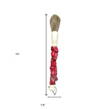 Red Chunky Coral Decorative Calligraphy Brush - Homeroots - Flyclothing LLC