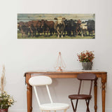 Charming Cow Herd Unframed Photograph Wall Art - Homeroots - Flyclothing LLC