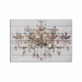 Luxurious Vintage Chandelier Unframed Graphic Wall Art - Homeroots - Flyclothing LLC