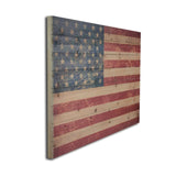 36" USA Flag Wood Plank Wall Art - Homeroots - Flyclothing LLC