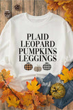 Letter Graphic Round Neck Long Sleeve Sweatshirt - Trendsi - Flyclothing LLC