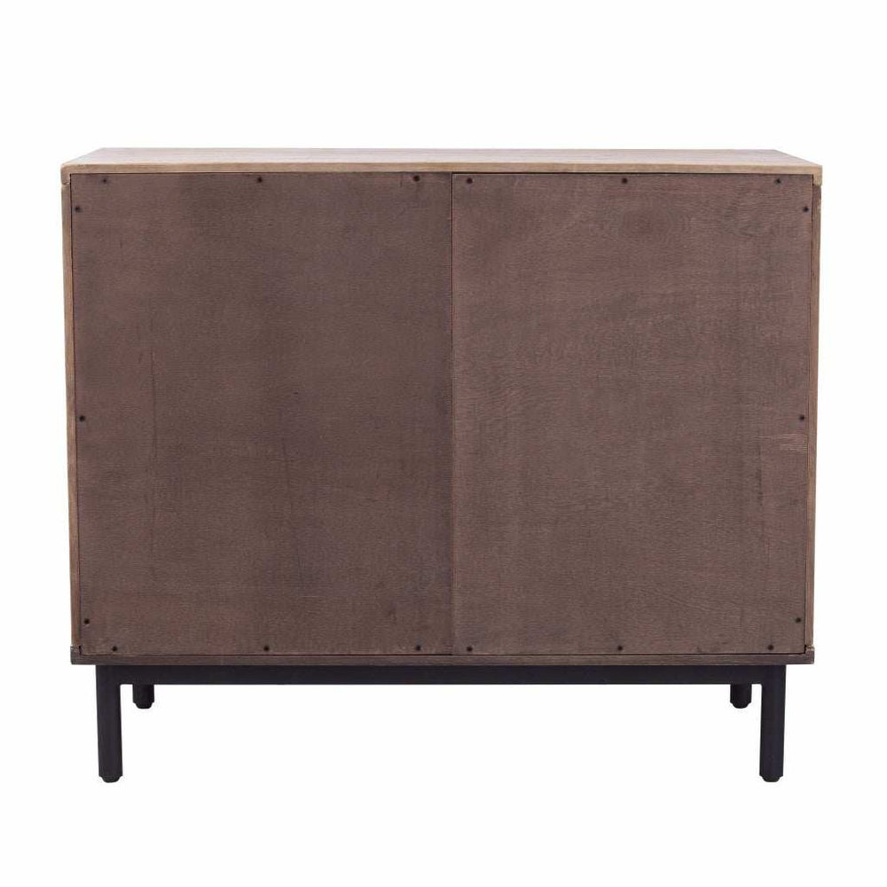 Modern Farmhouse Rustic Natural Accent Storage Cabinet - Homeroots - Flyclothing LLC