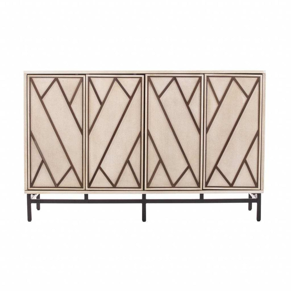 Champagne Deco Buffet Storage Cabinet - Homeroots - Flyclothing LLC