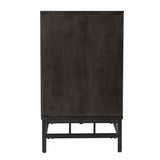Contemporary Grid Lines Three Door Accent Cabinet - Homeroots - Flyclothing LLC