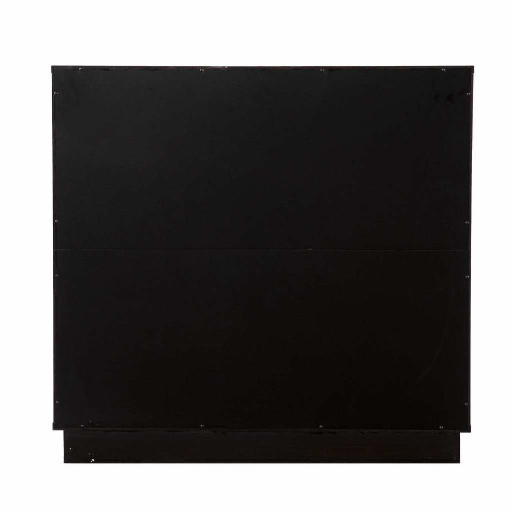 Brown and Cream Sculptural Leaf Accent Storage Cabinet - Homeroots - Flyclothing LLC