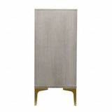 Graywash Textured Geo Contemporary Accent Cabinet - Homeroots - Flyclothing LLC