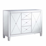 Glamorous Mirrored Bling Multi Storage Accent Cabinet - Homeroots - Flyclothing LLC