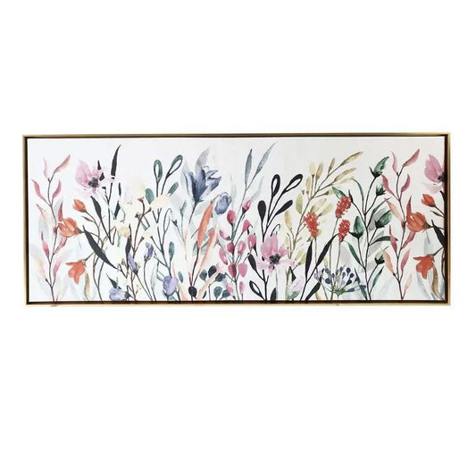 Rainbow of Wildflowers Framed Giclee Wall Art Floater Frame Graphic Art Wall Art - Homeroots - Flyclothing LLC