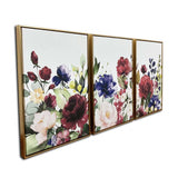 Floral and Bright Garden Framed Canvas Wall Art Floater Frame Graphic Art Wall Art - Homeroots - Flyclothing LLC