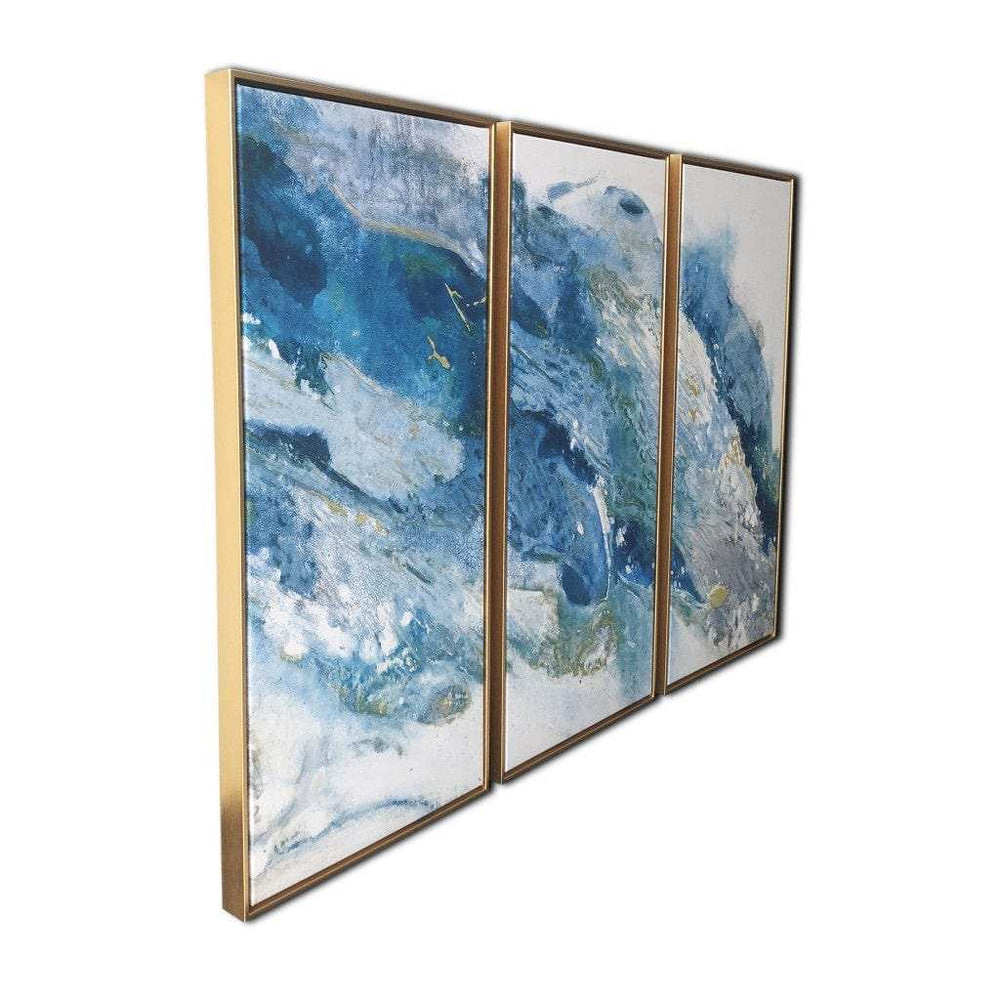 Gold Floater Frame Wall Art - Homeroots - Flyclothing LLC