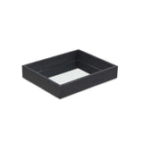 Black Shagreen Mirrored Tray - Homeroots - Flyclothing LLC