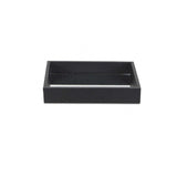 Black Shagreen Mirrored Tray - Homeroots - Flyclothing LLC