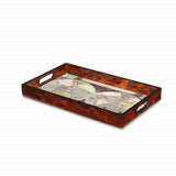 World Map Vintage Burlwood Serving Tray - Homeroots - Flyclothing LLC