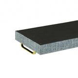 Light Blue Linen and Wooden Tray - Homeroots - Flyclothing LLC