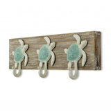 Coastal Sea Turtle Three Hook Coat Hanger - Homeroots - Flyclothing LLC