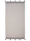 Gray Tribal Design Turkish Towel Beach Blanket - Homeroots - Flyclothing LLC