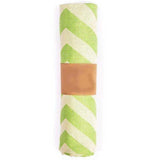 Lime Green Chevron Design Turkish Beach Blanket - Homeroots - Flyclothing LLC