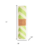 Lime Green Chevron Design Turkish Beach Blanket - Homeroots - Flyclothing LLC