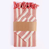 Boho Sunset Color Striped Tablecloth Set - Homeroots - Flyclothing LLC