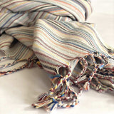 Multi Colored Striped Design Turkish Beach Blanket - Homeroots - Flyclothing LLC