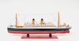13" Black and Red RMS Empress of Ireland Boat Hand Painted Decorative Boat - Homeroots - Flyclothing LLC