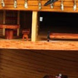 34" Wood Brown HMS Endeavour 1768 Open Hull Hand Painted Decorative Boat - Homeroots - Flyclothing LLC