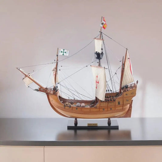 26" Wood Brown Hand Painted Sculpture - Homeroots