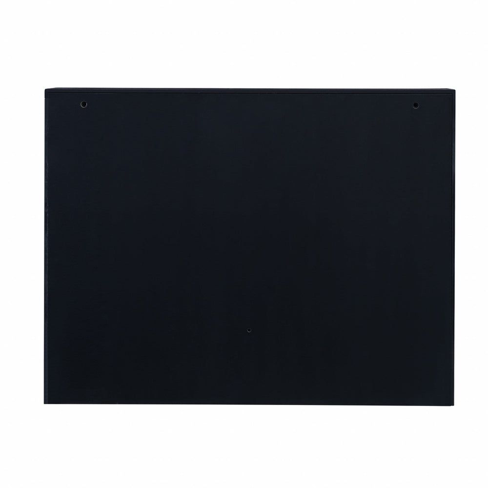 26" Black Wall Mounted Floating Desk - Homeroots - Flyclothing LLC
