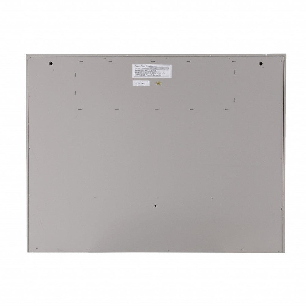 26" Gray Wall Mounted Floating Desk - Homeroots - Flyclothing LLC