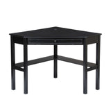 Black Corner Computer Desk - Homeroots - Flyclothing LLC