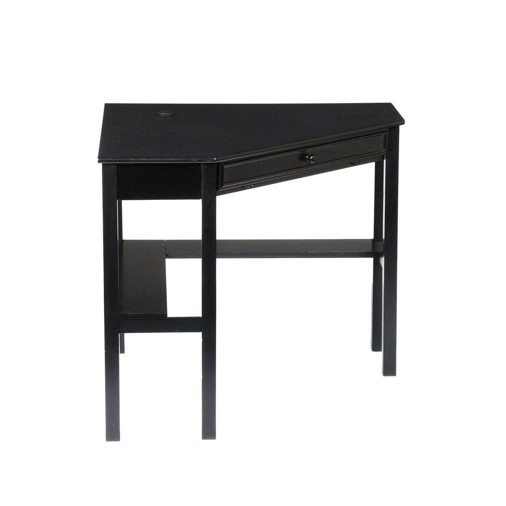 Black Corner Computer Desk - Homeroots - Flyclothing LLC
