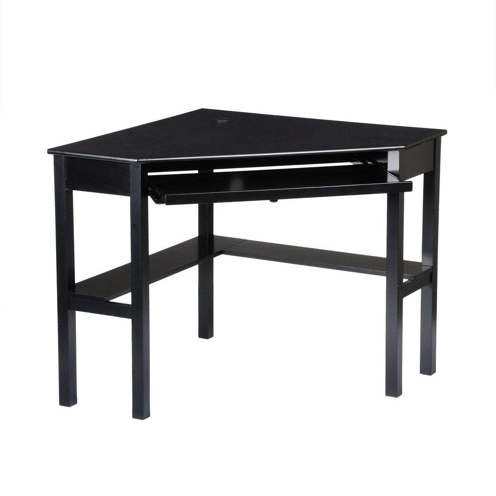 Black Corner Computer Desk - Homeroots - Flyclothing LLC