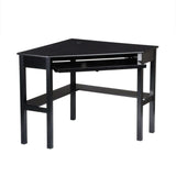 Black Corner Computer Desk - Homeroots - Flyclothing LLC