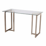 Modern Champagne Writing Desk - Homeroots - Flyclothing LLC