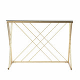 Modern Glass Top Desk - Homeroots - Flyclothing LLC