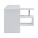 45" White Corner Writing Desk - Homeroots - Flyclothing LLC