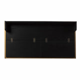 46" Black And Gold Writing Desk - Homeroots - Flyclothing LLC