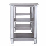 Matte Silver Mirrored Desk - Homeroots - Flyclothing LLC