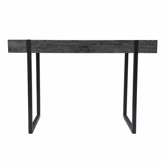 45" Black Writing Desk - Homeroots